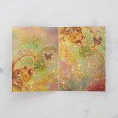 Papillon en Paillettes Dorées Modèle de Photo (Intérieur)