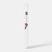 papillon en paillettes roses (Côté gauche)