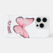 papillon en paillettes roses (Verso Horizontal)