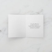 Papillon en paix Lily Sympathie Merci (Intérieur)