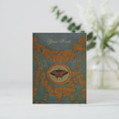 Papillon en soie ~ Carte postale / Invitation (Debout devant)