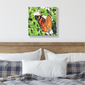 Papillon en toile florale (Insitu(Chambre))