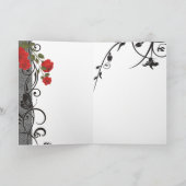 Papillon et carte de la Saint-Valentin Rose (Intérieur)