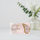 papillon et faux carte de visite de parties scinti (Debout devant)