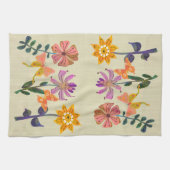 Papillon et Fleur Amitié Cuisine Tea Serviette (Horizontal)