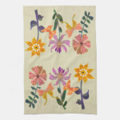 Papillon et Fleur Amitié Cuisine Tea Serviette (Vertical)
