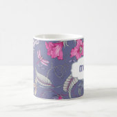 Papillon et fleurs Mugs cadeaux de la Fête des Mèr (Centre)