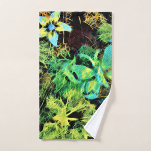 Papillon et fleurs Rodilius serviette à main