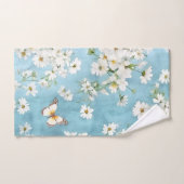 Papillon et marguerite (Serviette à main)