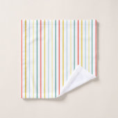 Papillon et motif floral (Gant de toilette)