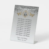 Papillon et Parties scintillant noire, signe numér (Recto)