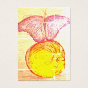 Papillon et pomme