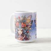 Papillon Fairy Mère Mug (Devant gauche)