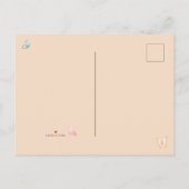 Papillon Fairytale Fille Anniversaire Carte postal (Dos)