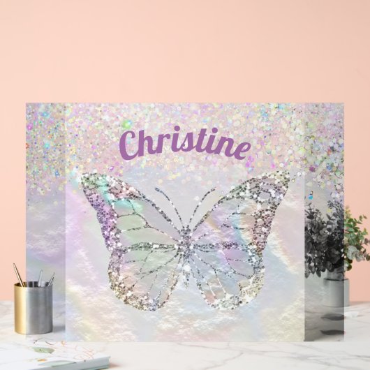 papillon faux nacre (Mariage)