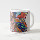 Papillon Feuille Portrait Spécial Mug (Devant droit)