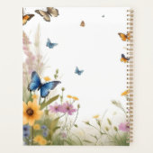 Papillon Fleur sauvage Aquarelle, Wedding planner (Dos)