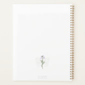 Papillon fleur sauvage et brimstone violet (Dos)