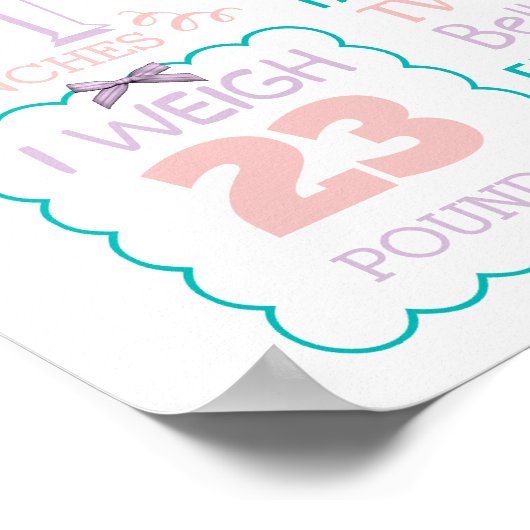 Papillon Flora 1er Anniversaire affiche (Coin)