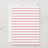 Papillon floral 6ème anniversaire Invitations (Dos)