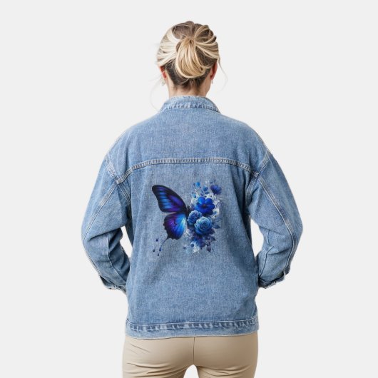 Papillon floral bleu (Modèle)