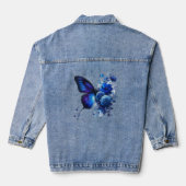 Papillon floral bleu (Verso)