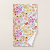 Papillon Floral Bloom d'Été (Serviette à main)