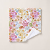 Papillon Floral Bloom d'Été (Gant de toilette)