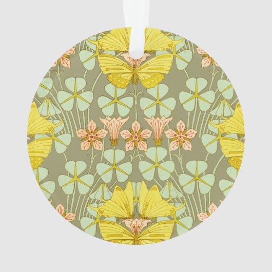 Papillon Floral Botanique coloré (dos)