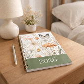 Papillon floral Cottagecore personnalisé