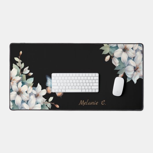 Papillon floral élégant (Clavier et souris)