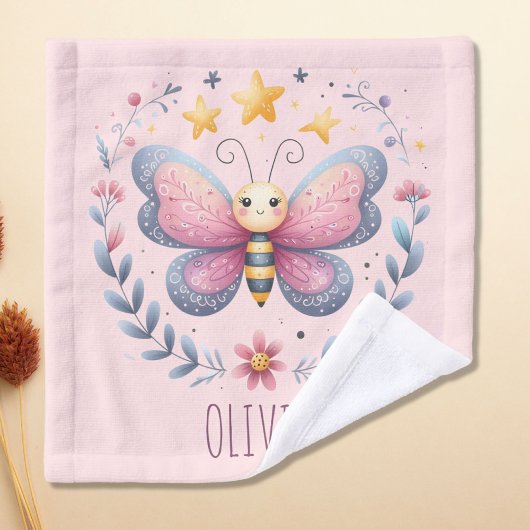 Papillon floral esthétique mignon