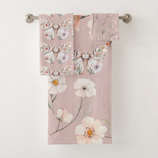 Papillon floral Fleur sauvage Boho (En situation)