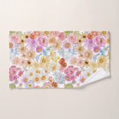 Papillon Floral Fleuraison d'Été (Serviette à main)