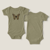 Papillon Floral Orné (Design Recto & Verso)