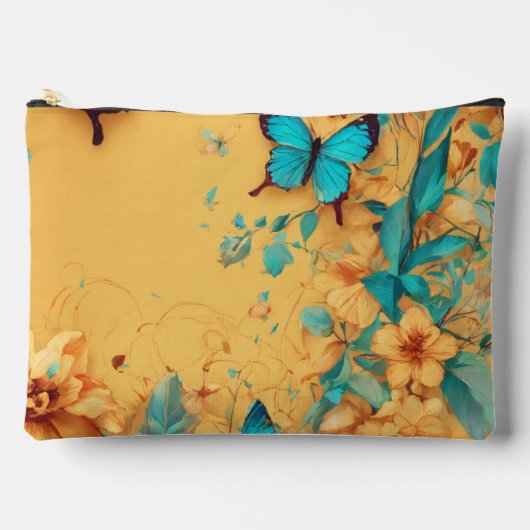 Papillon floral - Pochette d'accessoires - Stylish (Recto)