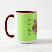 papillon fritillaire sur mug de 15 oz (Gauche)