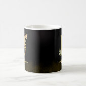 Papillon Gold "B" Monogramme café Mug (Centre)