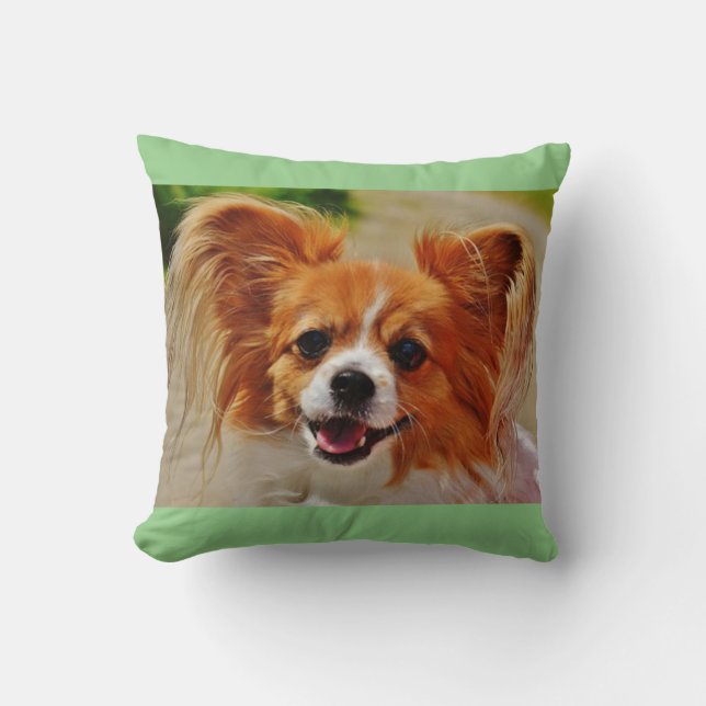 Papillon gooi kussen. kussen (Voorkant)