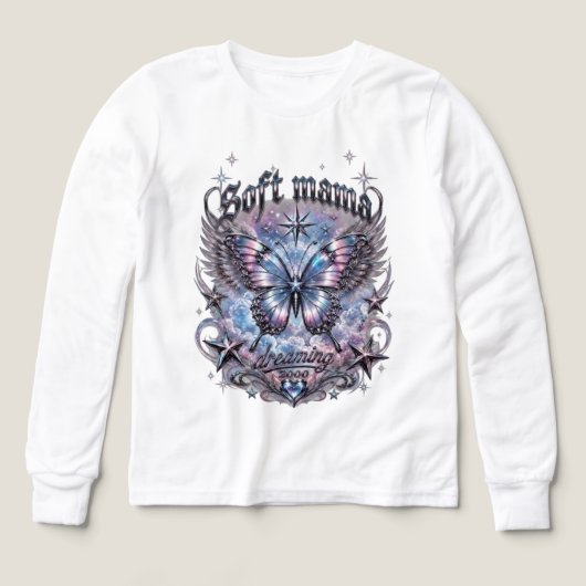 Papillon gothique vintage avec ailes (Motif recto)