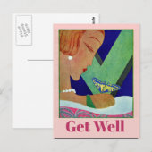 Papillon Guéris, Carte Postale de Style Vintage (Devant / Derrière)