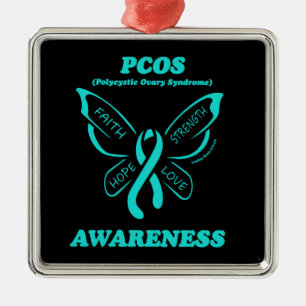 Papillon/Guerrier...PCOS Ornement métallique