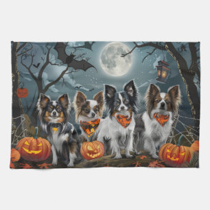 Papillon Halloween Griezelig Theedoek