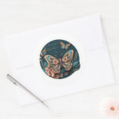 papillon Happy Mère's Day Stickers (Enveloppe)