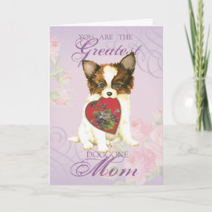 Papillon Heart mama Kaart