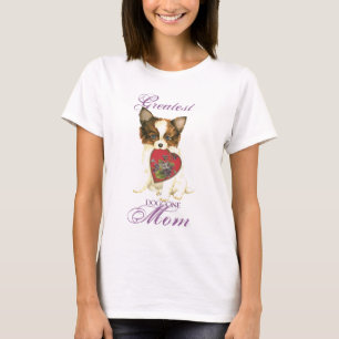 Papillon Heart mama T-shirt