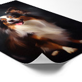 Papillon hond poster (Hoek)