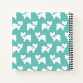 Papillon hond puppy notitieboek (Achterkant)