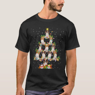 Papillon Hondenliefhebber Xmas Lighting Papillon C T-shirt