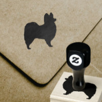 Papillon Hondenras Silhouette